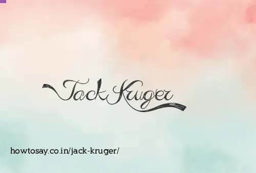Jack Kruger