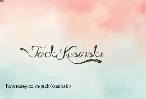 Jack Kusinski