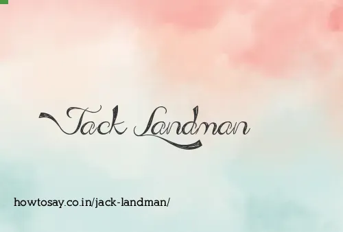 Jack Landman