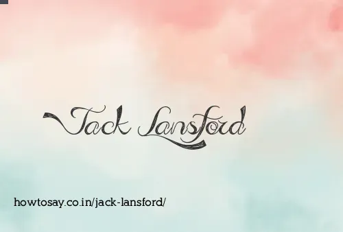 Jack Lansford