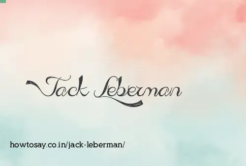 Jack Leberman