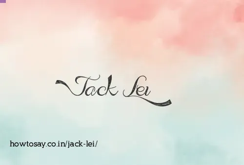 Jack Lei