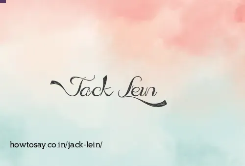 Jack Lein