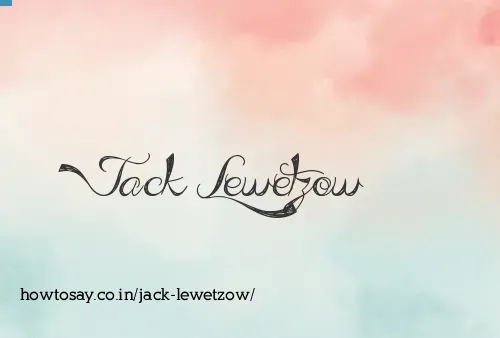 Jack Lewetzow