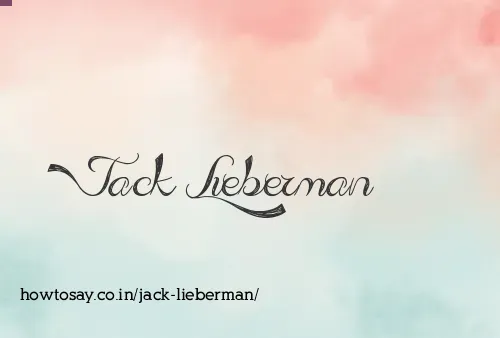Jack Lieberman
