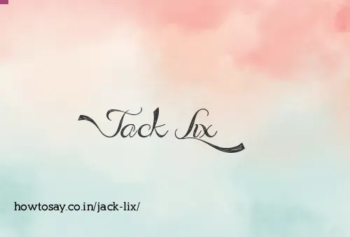 Jack Lix