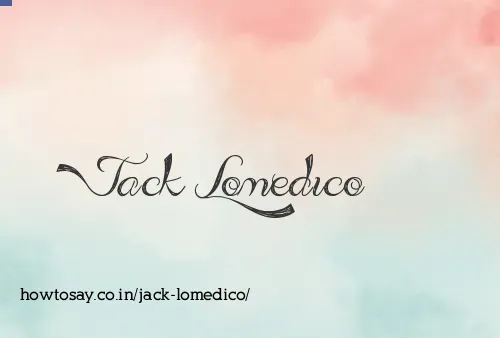 Jack Lomedico