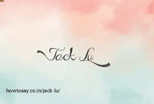 Jack Lu