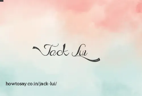 Jack Lui