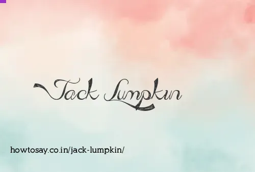 Jack Lumpkin