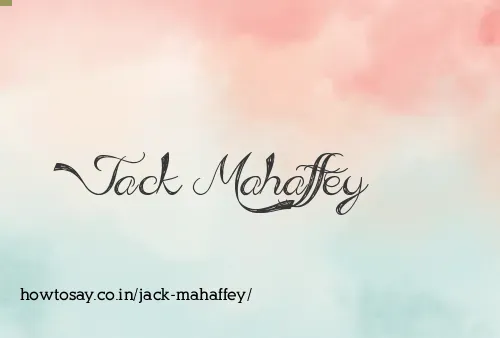 Jack Mahaffey