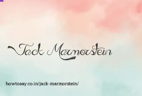 Jack Marmorstein