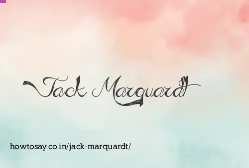 Jack Marquardt