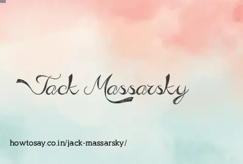 Jack Massarsky