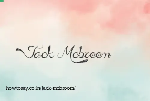 Jack Mcbroom