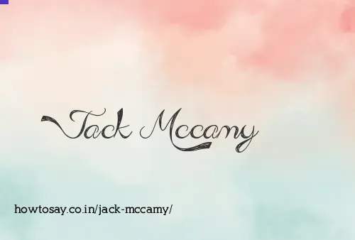 Jack Mccamy