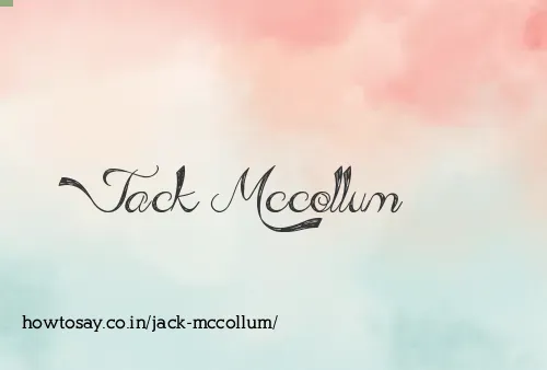 Jack Mccollum