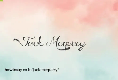 Jack Mcquery