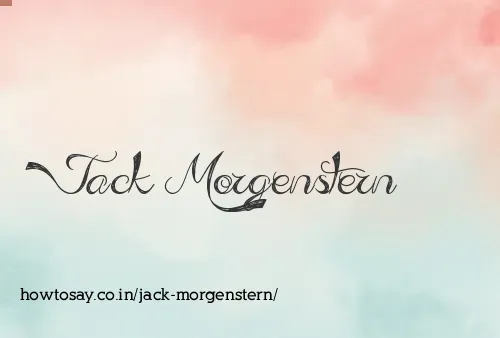Jack Morgenstern