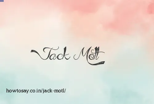 Jack Motl