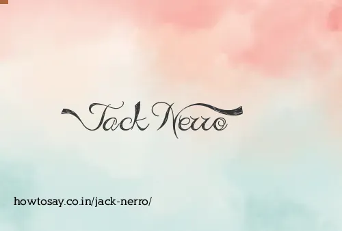 Jack Nerro