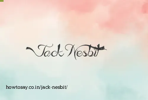 Jack Nesbit