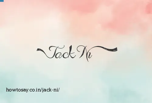 Jack Ni