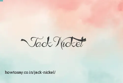 Jack Nickel