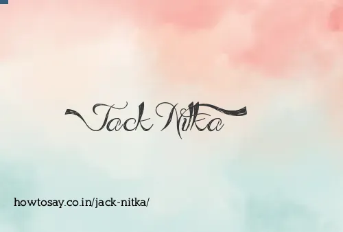 Jack Nitka