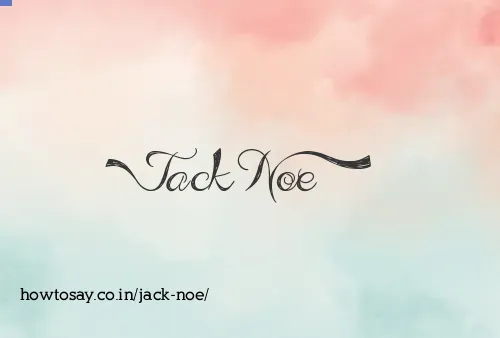 Jack Noe