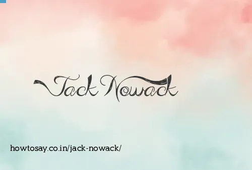 Jack Nowack