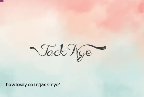 Jack Nye