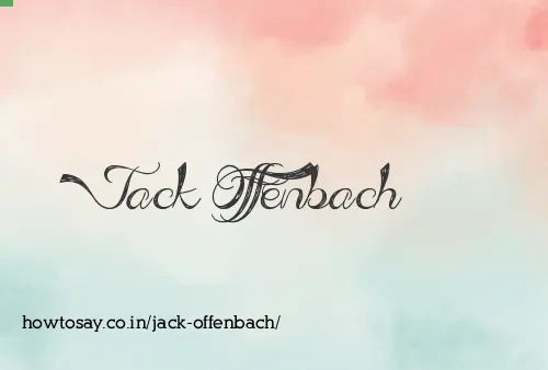 Jack Offenbach