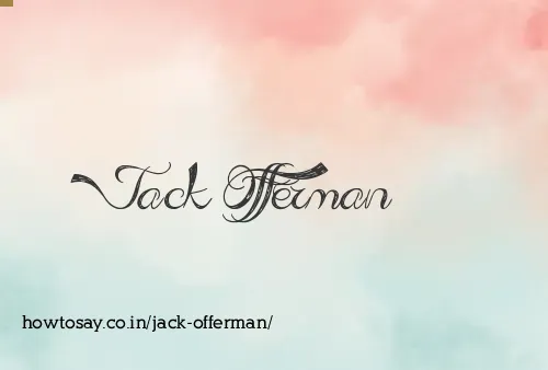 Jack Offerman