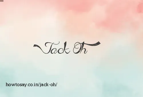 Jack Oh