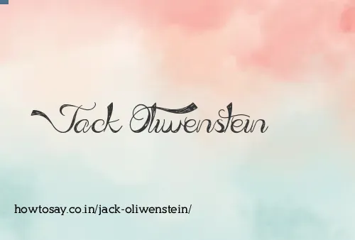 Jack Oliwenstein
