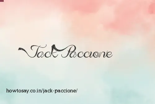 Jack Paccione