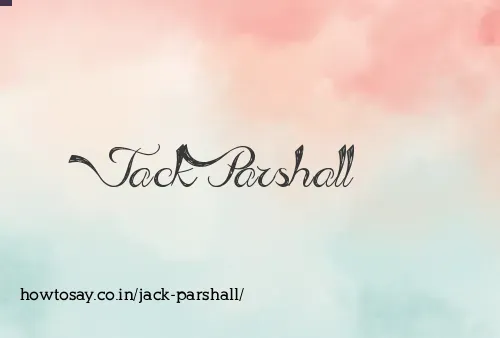 Jack Parshall