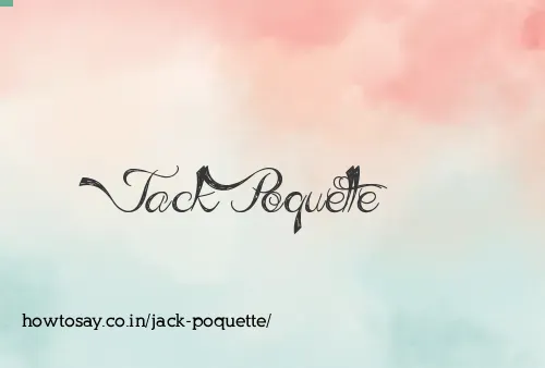 Jack Poquette