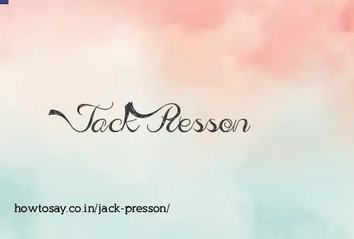 Jack Presson