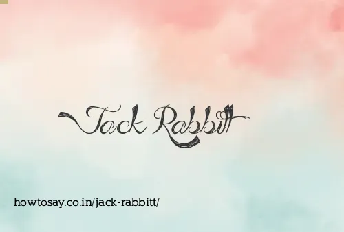 Jack Rabbitt