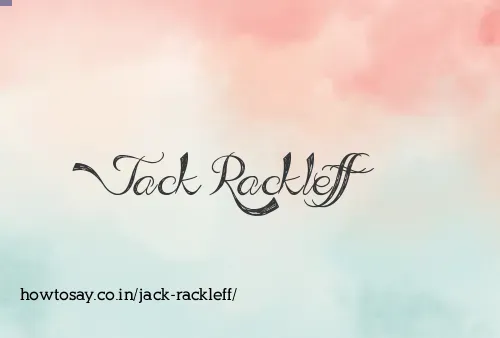Jack Rackleff
