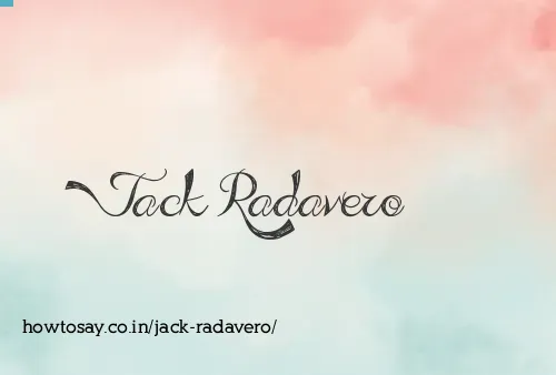 Jack Radavero