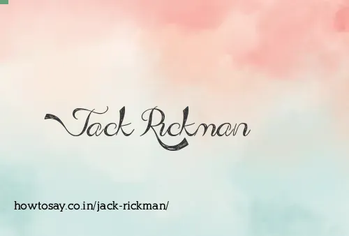Jack Rickman