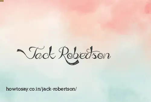 Jack Robertson
