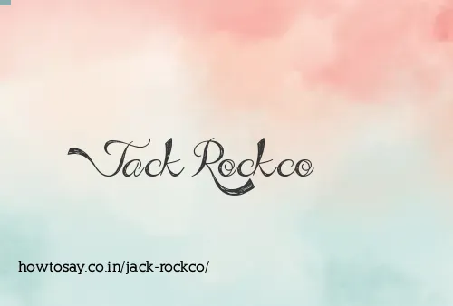 Jack Rockco