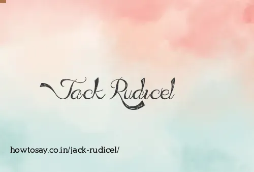 Jack Rudicel