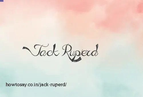 Jack Ruperd
