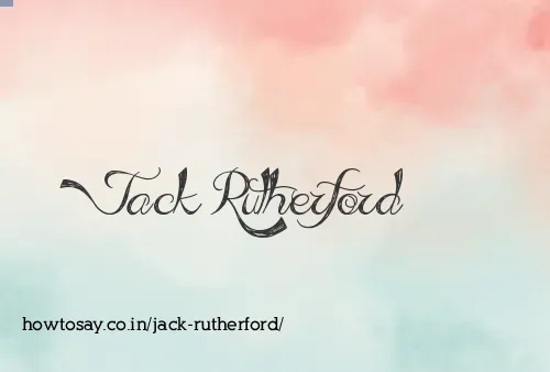 Jack Rutherford