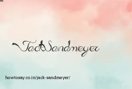 Jack Sandmeyer